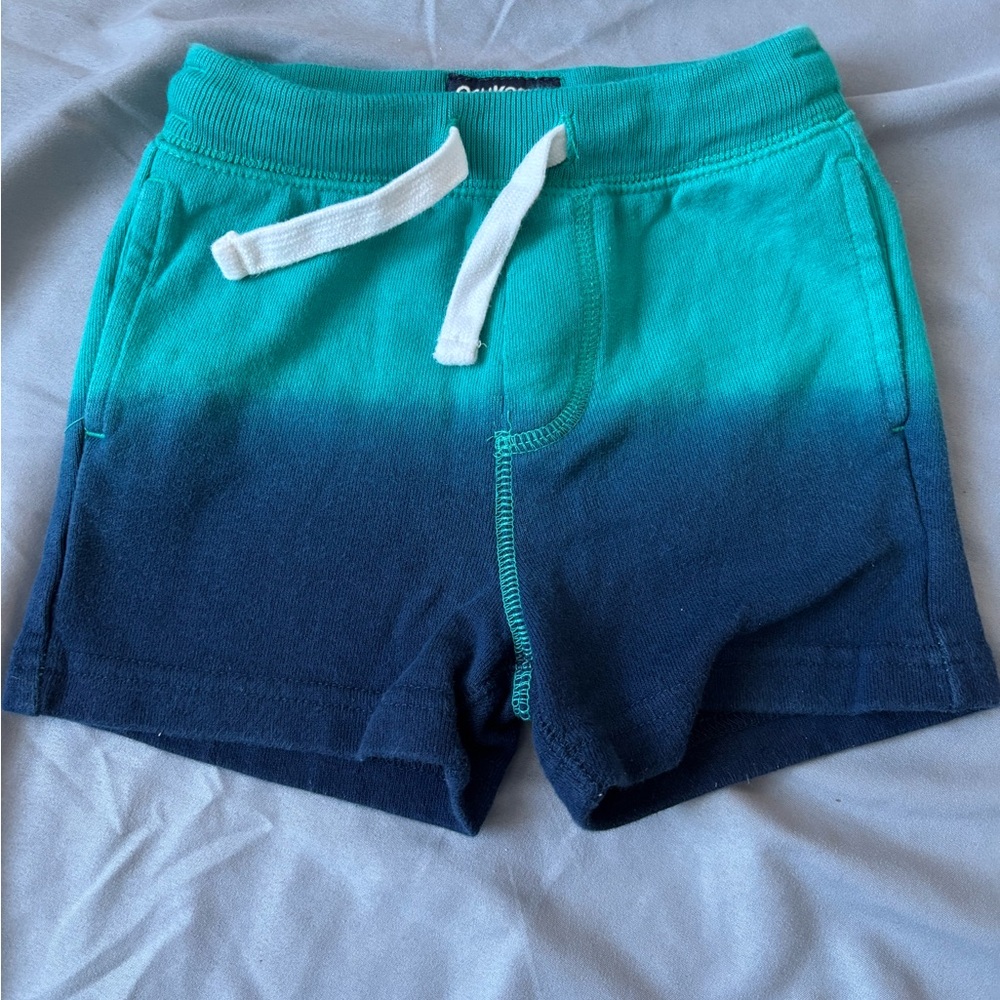 OshKosh B'gosh Teal and Navy Ombre Shorts